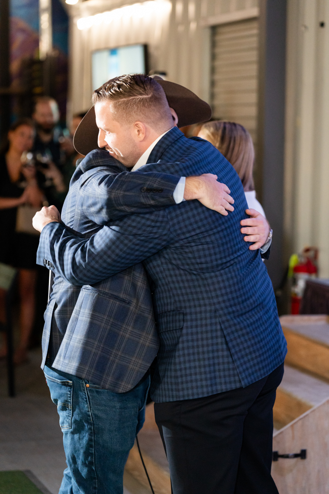 Kaitlyn & Bill's Relaxed Rehearsal Dinner at Fort Brewery