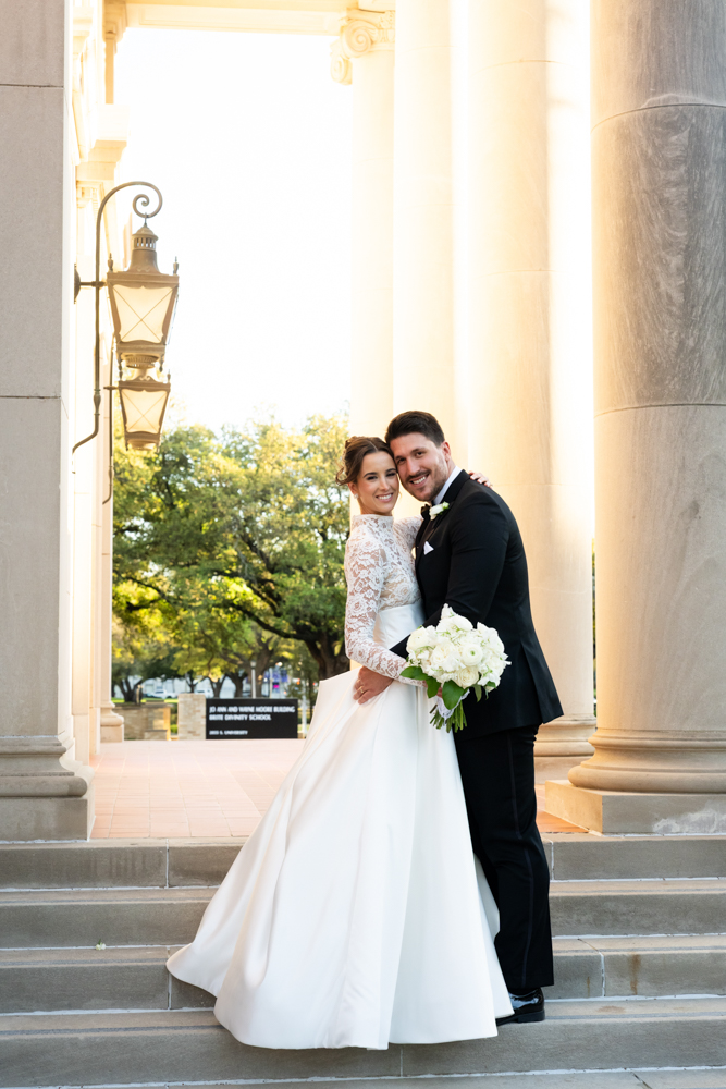 Bridesmaids and groomsmen at Robert Carr Chapel, Fort Worth wedding