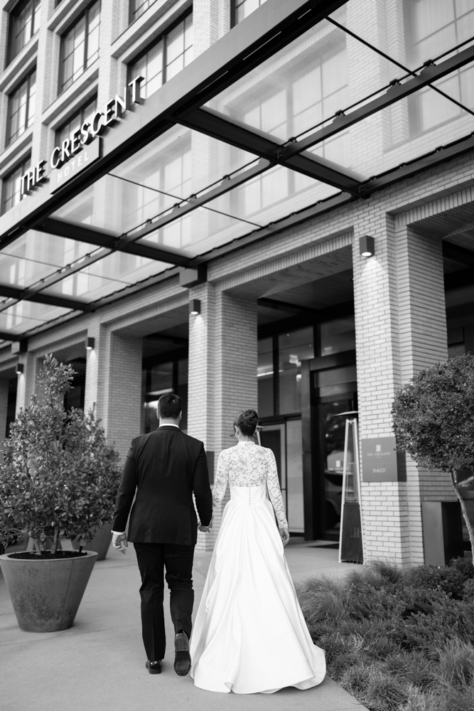 Vows at Robert Carr Chapel, Claire and Jared's Fort Worth wedding