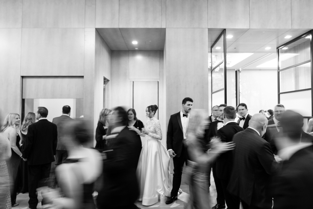 Lounge and bar at The Crescent Hotel, Fort Worth wedding reception