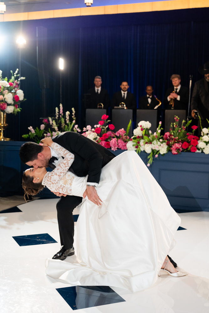 Reception details at The Crescent Hotel, Claire and Jared's Fort Worth wedding