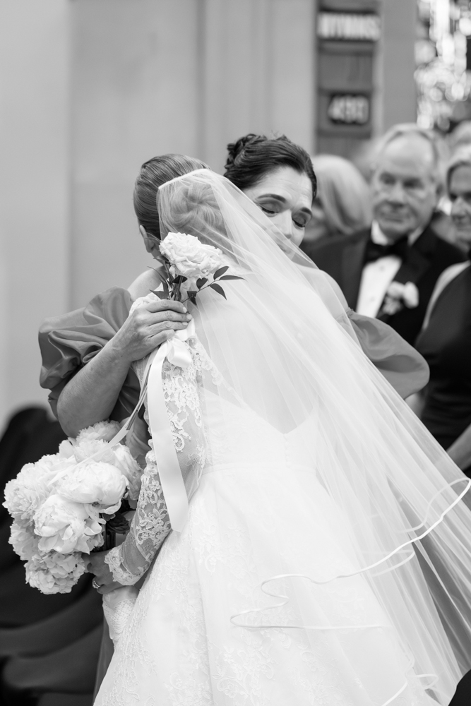 The first kiss at The Woman's Club of Fort Worth