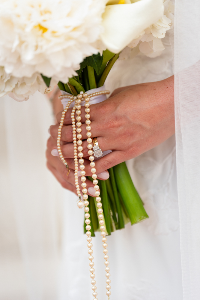 Kathryn walking down the aisle at St. Patrick Cathedral