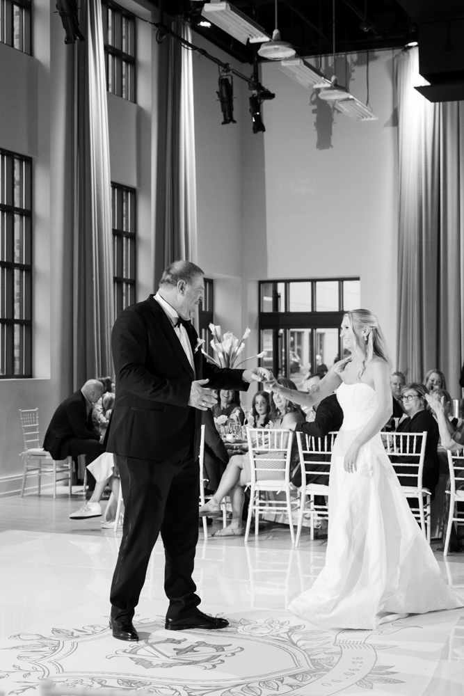 Toasts during Kathryn and Grant's McDavid Studio reception