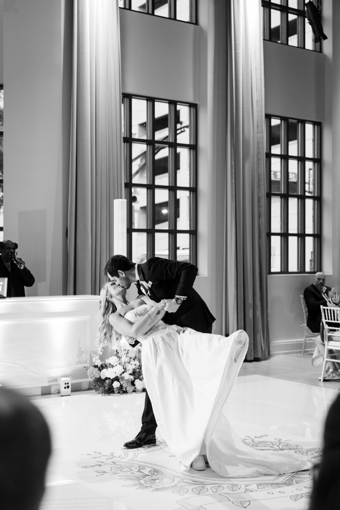 Toasts during Kathryn and Grant's McDavid Studio reception