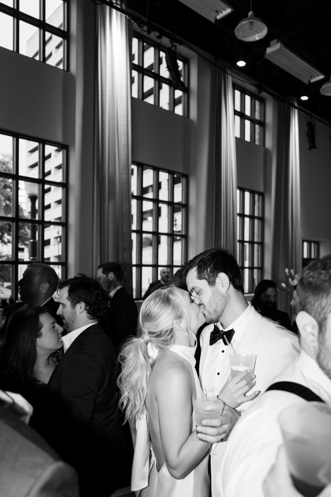 Guests dancing to Arbutus Entertainment at the reception