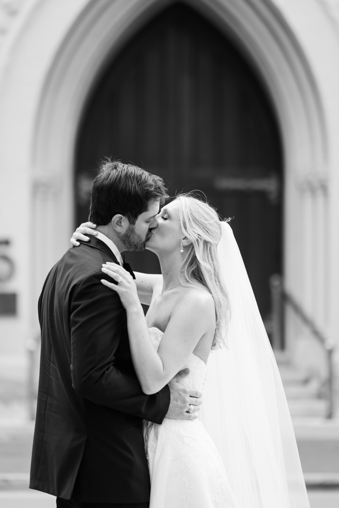 A tender moment during the St. Patrick Cathedral ceremony