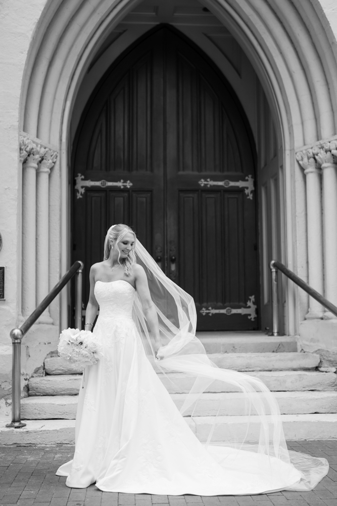 Exchanging vows beneath the stained glass of St. Patrick Cathedral