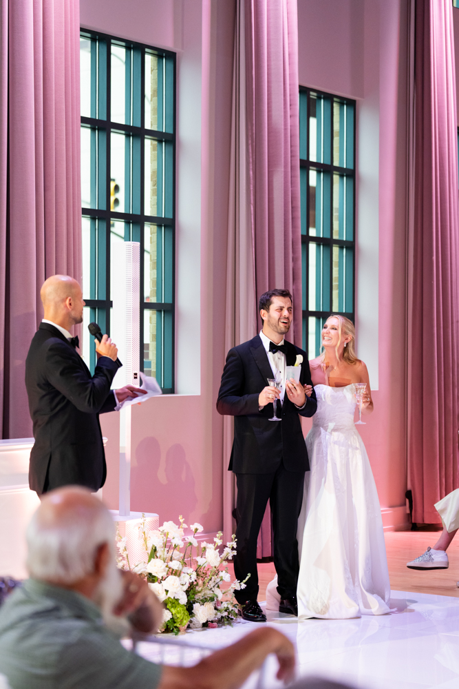A heartfelt parent dance at the Fort Worth reception