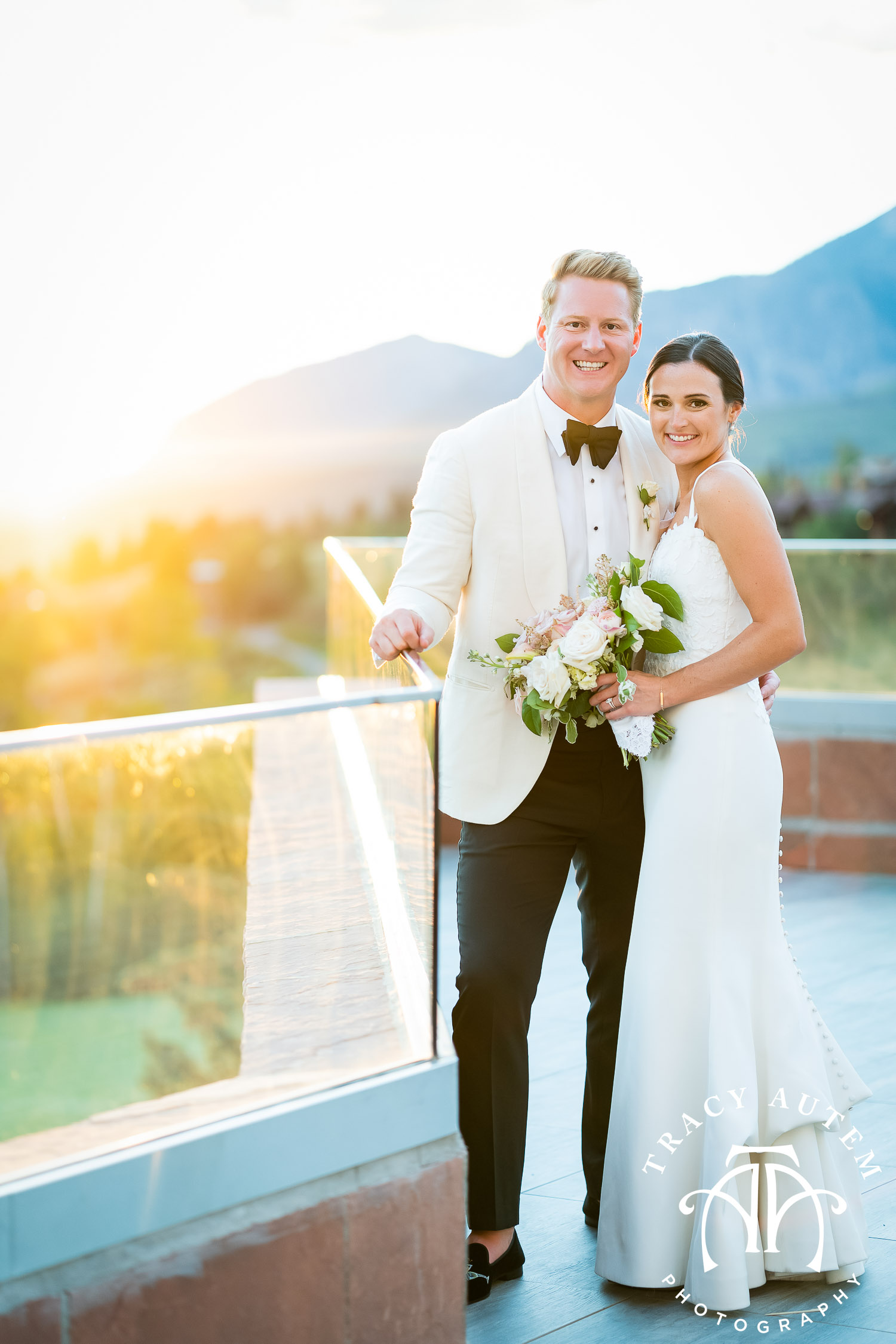 Telluride wedding portrait at peaks resort by Tracy Autem destination wedding photographer