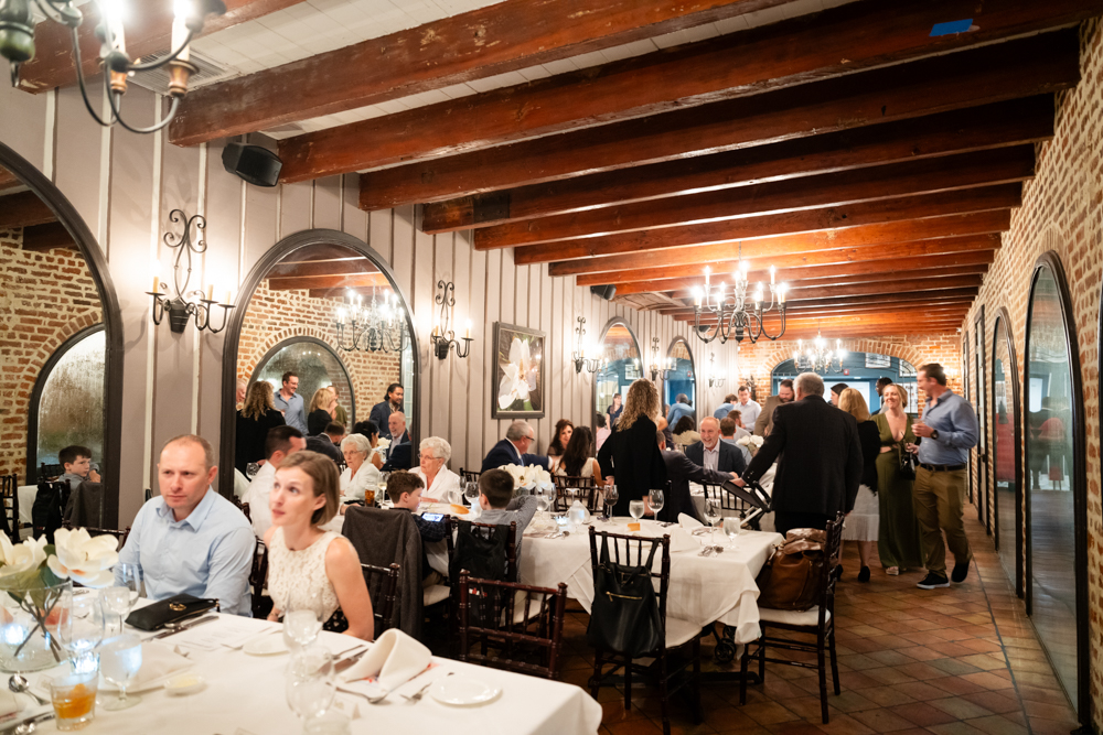 The rehearsal dinner celebration in the heart of the French Quarter