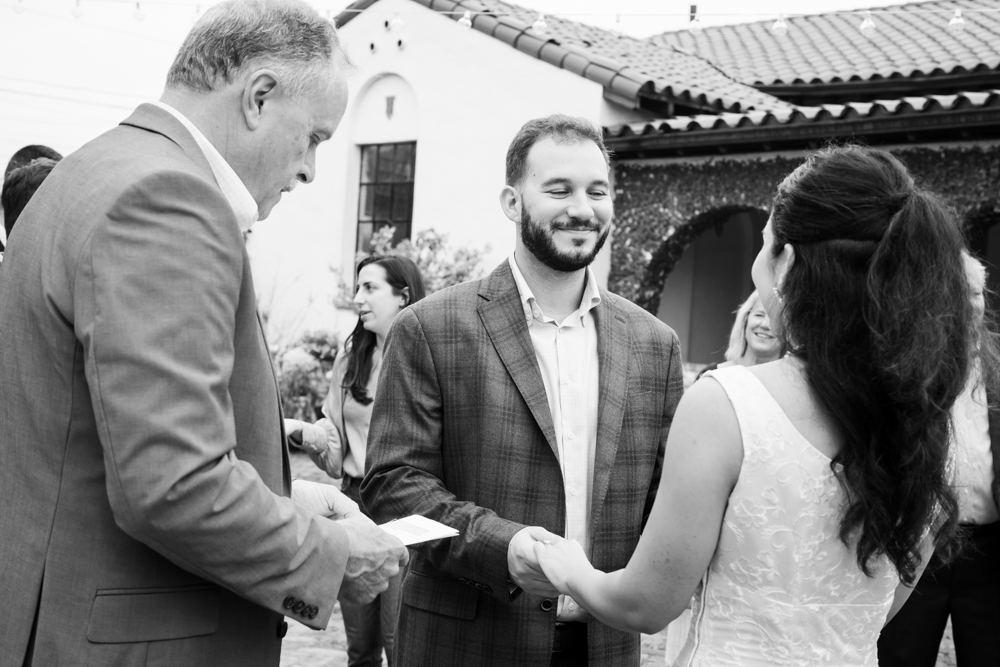 A heartfelt toast at Bailey and Jay's New Orleans rehearsal dinner