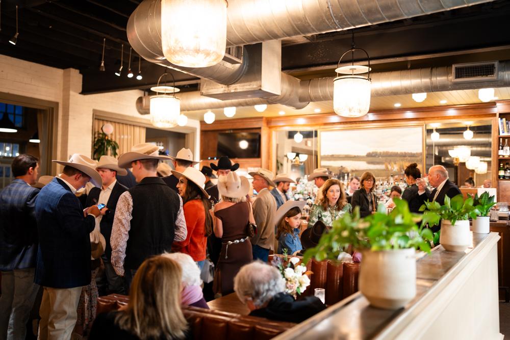 Warm party scene at Clay Pigeon in Fort Worth